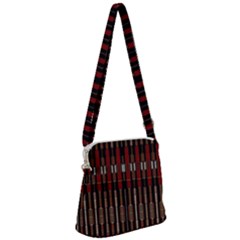 Mechanics Zipper Messenger Bag by PollyParadise
