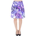 Weeping Wisteria Fantasy Gardens Pastel Abstract Velvet High Waist Skirt View1
