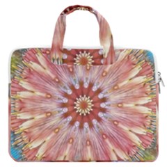 Pink Beauty 1 Macbook Pro Double Pocket Laptop Bag (large) by LW41021