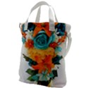 Spring Flowers Canvas Messenger Bag View1