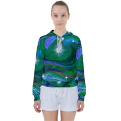 Night Sky Women s Tie Up Sweat by LW41021