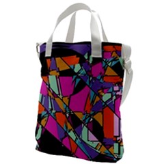 Abstract Canvas Messenger Bag by LW41021