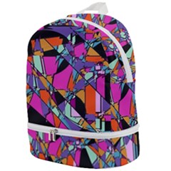 Abstract Zip Bottom Backpack by LW41021