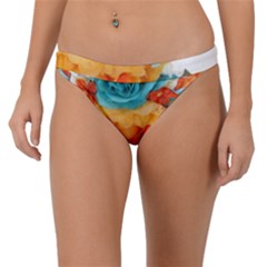 Spring Flowers Band Bikini Bottom by LW41021