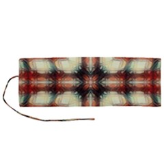 Royal Plaid Roll Up Canvas Pencil Holder (m) by LW323