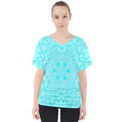 Sky Angel V-neck Dolman Drape Top by LW323
