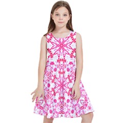 Pink Petals Kids  Skater Dress by LW323