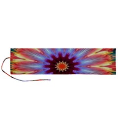 Passion Flower Roll Up Canvas Pencil Holder (l) by LW323