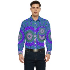 Bluebelle Men s Long Sleeve Pocket Shirt  by LW323