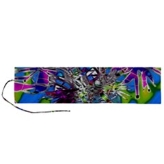 Exotic Flowers In Vase Roll Up Canvas Pencil Holder (l) by LW323