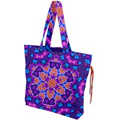 Glory Light Drawstring Tote Bag by LW323