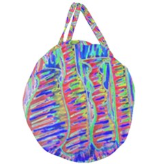 Vibrant-vases Giant Round Zipper Tote by LW323