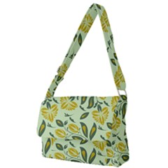 Folk Floral Pattern  Abstract Flowers Surface Design  Seamless Pattern Full Print Messenger Bag (l) by Eskimos