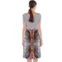 Abstract marbling symmetry Midi Beach Skirt View2