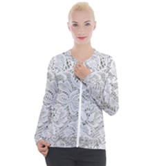 Lacy Casual Zip Up Jacket by LW323