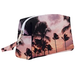 Palm Trees Wristlet Pouch Bag (large) by LW323