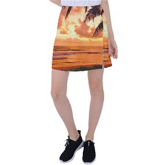 Sunset Beauty Tennis Skirt by LW323