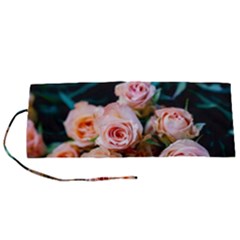 Sweet Roses Roll Up Canvas Pencil Holder (s) by LW323