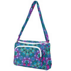 Peacock2 Front Pocket Crossbody Bag by LW323