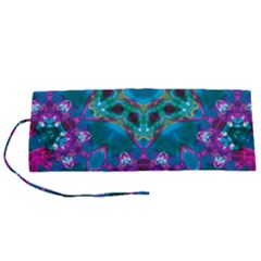 Peacock2 Roll Up Canvas Pencil Holder (s) by LW323