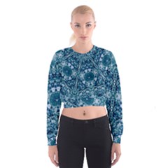 Blue Heavens Cropped Sweatshirt by LW323
