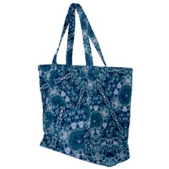 Blue Heavens Zip Up Canvas Bag by LW323