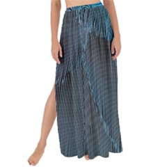 Feathery Blue Maxi Chiffon Tie-up Sarong by LW323