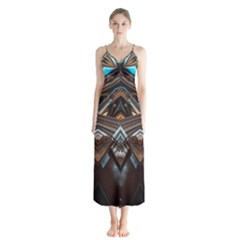Holy1 Button Up Chiffon Maxi Dress by LW323
