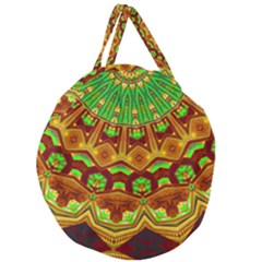 Glorious Giant Round Zipper Tote by LW323