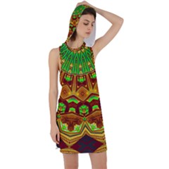Glorious Racer Back Hoodie Dress by LW323
