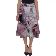 Pebbles Module  Perfect Length Midi Skirt by kaleidomarblingart