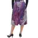 Violet feathers Classic Velour Midi Skirt  View2