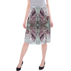 Pebbles Repeats Iv Midi Beach Skirt by kaleidomarblingart