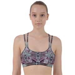 Pebbles Repeats Iv Line Them Up Sports Bra by kaleidomarblingart