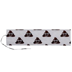 Happy Poo Pattern, Funny Emoji, Emoticon Theme, Vector Roll Up Canvas Pencil Holder (l) by Casemiro