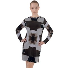 Newdesign Long Sleeve Hoodie Dress by LW323