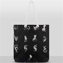Katzen Cats Katzen Cats Full Print Rope Handle Tote (large) by WetdryvacsLair