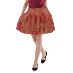 Animalprintfnl1 A-line Pocket Skirt by PollyParadise
