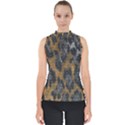 Animalprint Mock Neck Shell Top View1