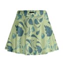 Folk floral pattern. Abstract flowers surface design. Seamless pattern Mini Flare Skirt View1