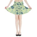 Folk floral pattern. Abstract flowers surface design. Seamless pattern Mini Flare Skirt View3