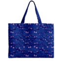 Branches With Peach Flowers Zipper Mini Tote Bag View2