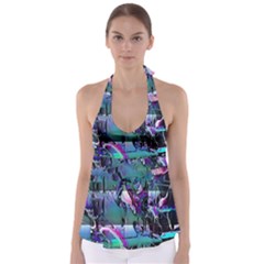 Technophile s Bane Babydoll Tankini Top by MRNStudios