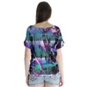 Technophile s Bane V-Neck Flutter Sleeve Top View2