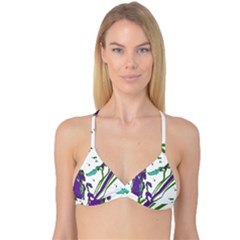 Multicolored Abstract Print Reversible Tri Bikini Top by dflcprintsclothing