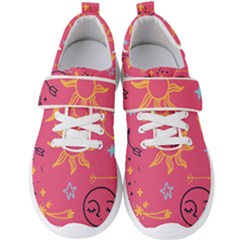 Pattern Mystic Color Men s Velcro Strap Shoes by alllovelyideas