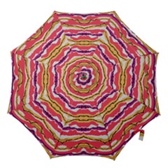 Earth Boho Print Hook Handle Umbrellas (medium) by gloriasanchez