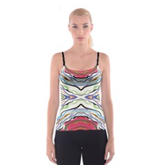 Bohemian Colorful Pattern B Spaghetti Strap Top by gloriasanchez