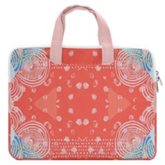 Chic Boho Print E Macbook Pro Double Pocket Laptop Bag by gloriasanchez