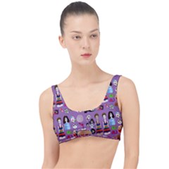 Drawing Collage Purple The Little Details Bikini Top by snowwhitegirl